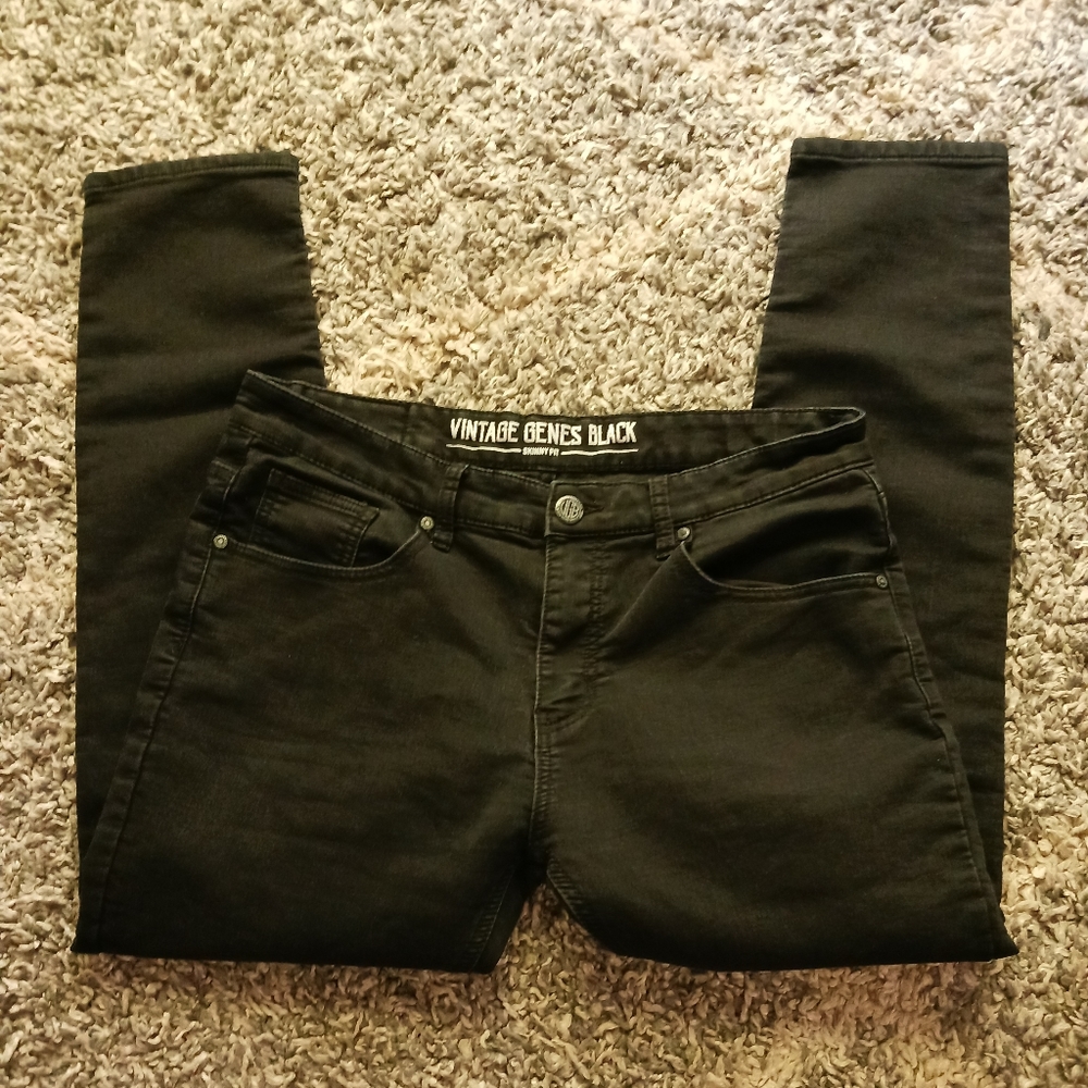 EUC Men's Vintage Genes Black Denim Jeans